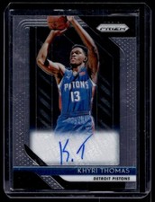 2018-19 Panini Prizm Rookie Signatures Prizms Choice Khyri Thomas Auto Detroit