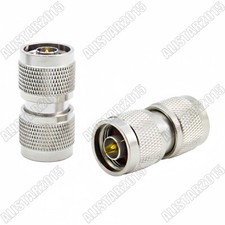 8x N Type Male to N Male Plug Adapter Barrell Straight Brass Connector Converter