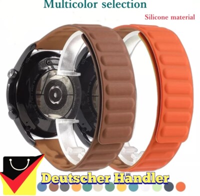 Magnet Silicone Uhrenarmband 22mm für Xiaomi, Amazfit, Fitbit, Huawei, Samsung,.
