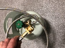 Bromic Gas Hose CGA600 to POL Cylinder Fitting Adaptor 1.2m Mapp to LPG