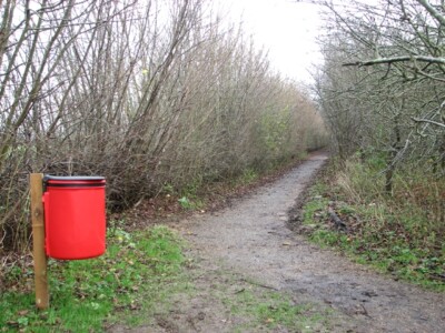 Foto 6x4 Hundeklo in Millennium Wood Burlingham Green Der Weg für c2015