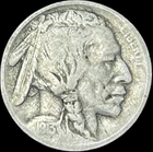1913s Type 1 Buffalo Nickel VF Det