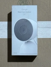 Google Nest Cam Wired Indoor Surveillance Camera - Snow GA09975-US