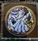 2024 Silver American Eagle $1 Halloween Ghost Night Edition Colorized