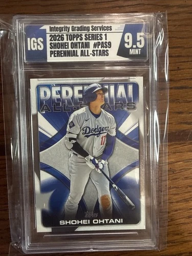 2026 Topps Shohei Ohtani LA Dodgers Perennial All Stars Card #PAS-9  Mint 9.5