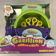 Gazillion Premium Bubbles Hurricane Bubble Machine 4 fl oz 118 ml