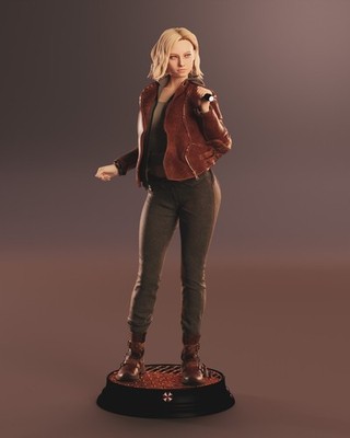 Grace Ashcroft - Resident Evil Requiem 3D Druck Fan-Art Figur  1:4