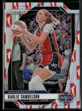 2024 Panini Prizm WNBA #82 Karlie Samuelson WNBA Logo Prizms