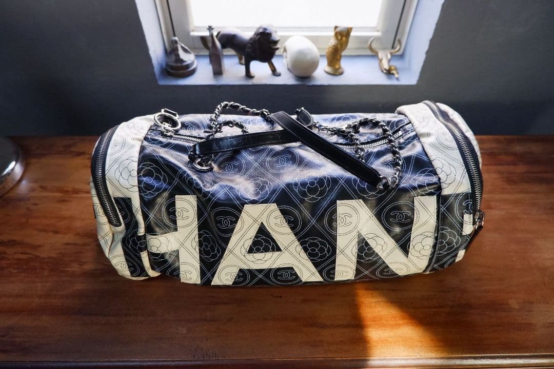 CHANEL coated canvas bowling bag 616716
