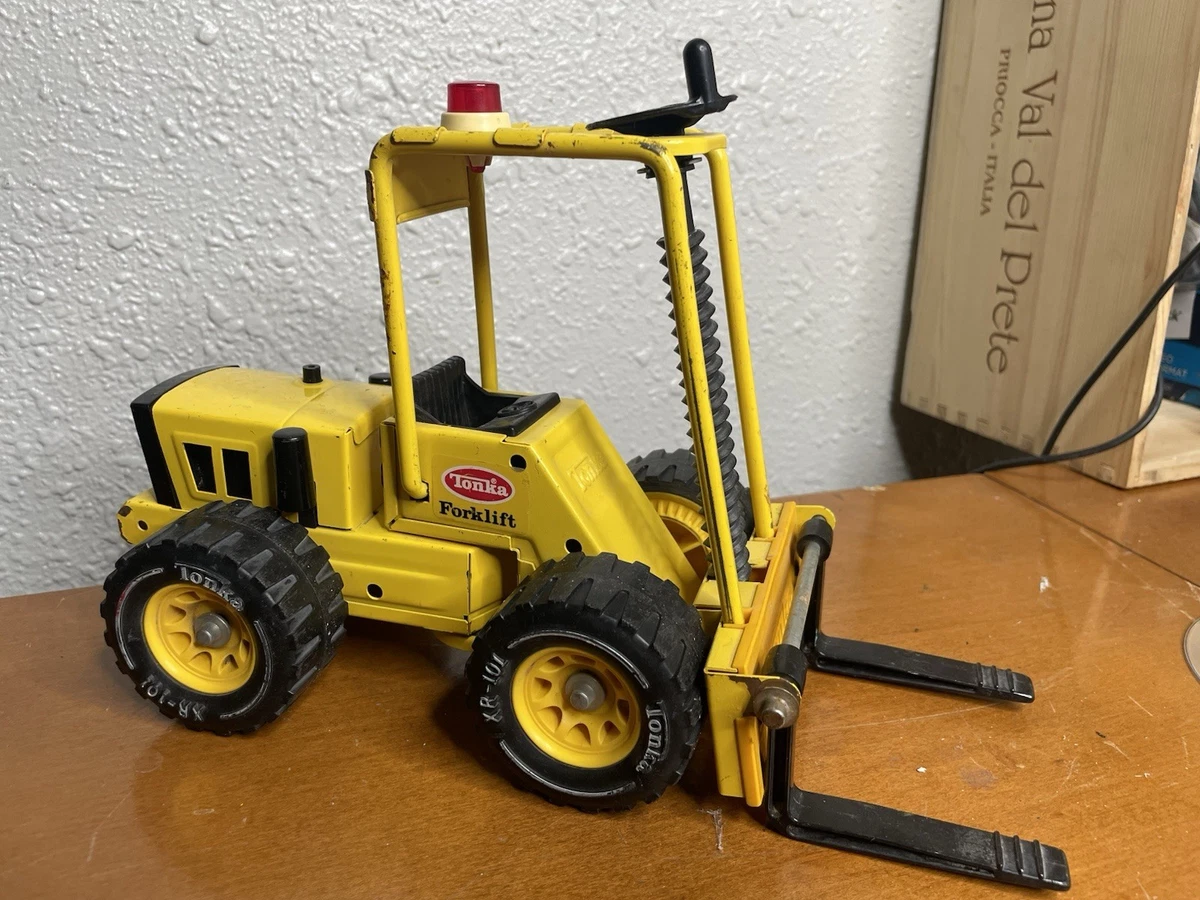 Tonka Forklift Indiana Vintage Manufacture Diecast Construction