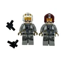 Lego Star Wars Minifigure Lot 75204 Sandspeeder Pilot sw0882 Gunner sw0881