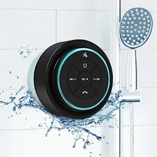 , Upgraded, Pro Shower Speaker, Certified IPX7 Waterproof Bluetooth Speaker w...