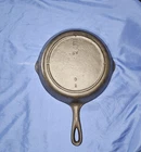 Vintage Lodge #5 SK 3 Notch Heat Ring D 2 Cast Iron Skillet, Seasoned Cook Ready