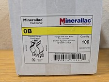 Minerallac 0B Conduit Bolted Hanger Pack of 100