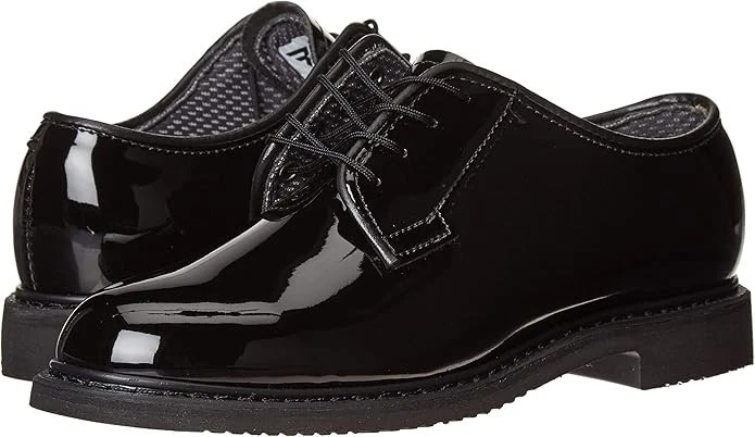 WOMEN'S BATES LITES HIGH GLOSS DUTY Military Oxford Shoes BLACK - ALL Sizes New