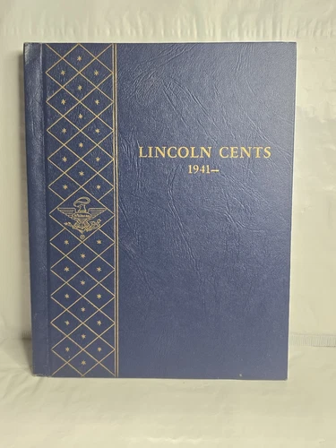Whitman 1941-1965 Lincoln Cent Album Almost Complete 68 Coins