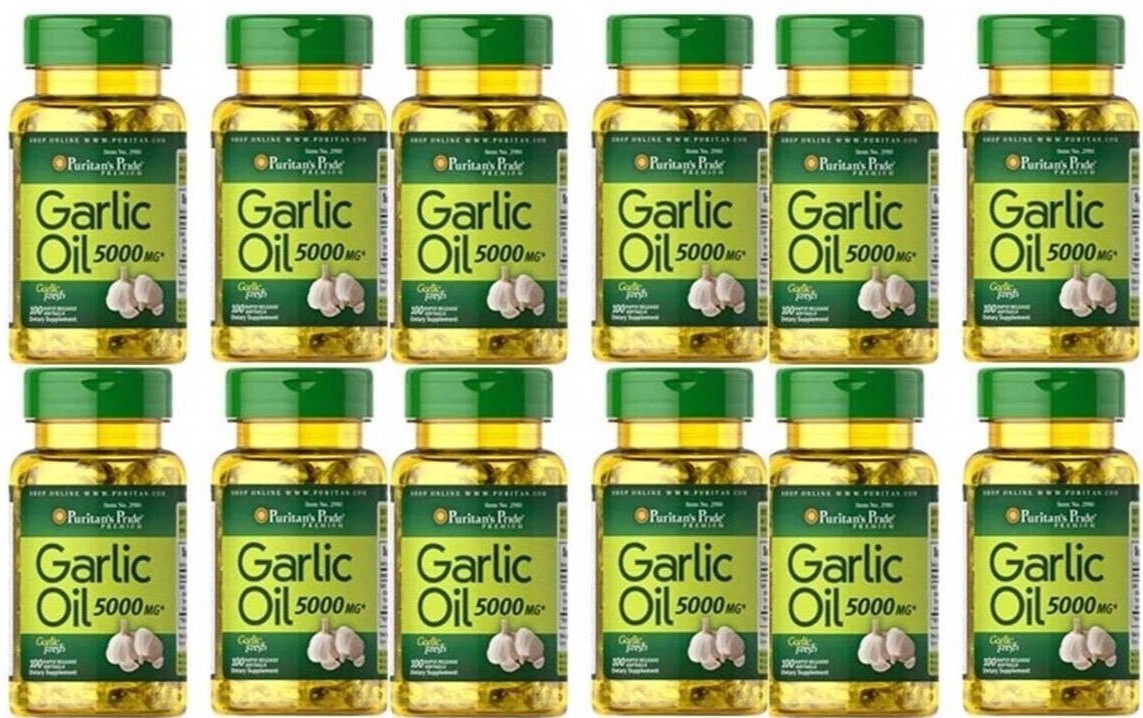 5000 Mg 12 X100=1200 Softgels 🫀 Cardiovascular Cholestero