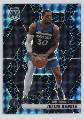 2024-25 Panini Mosaic FOTL Spectris Blue Prizm 9/25 Julius Randle #107 1qd2