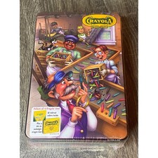 New Crayola 100 Anniversary Tin Collection 2003 64 Classic Crayons Nostalgic Box