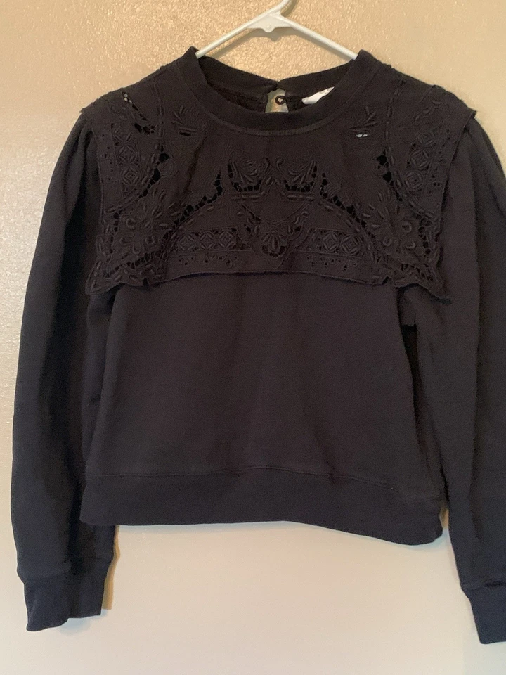 Sea New York Anita  Eyelet Sweatshirt Size XS - Image 2 of 4