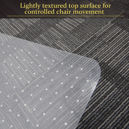 Eco-Friendly 36'' x 48'' Heavy Duty Office Chair Mat for Carpeted Floors - Picture 7 of 9
