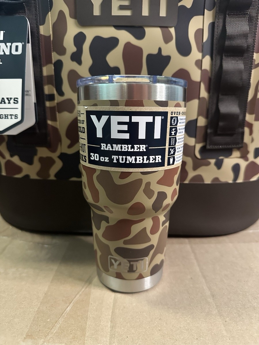 YETI RAMBLER 30 WETLANDS CAMO Tumbler UNRELEASED Limited Edition