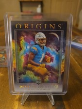2023 Panini Origins Football Quentin Johnston Rookie Holo #110 - LA Chargers