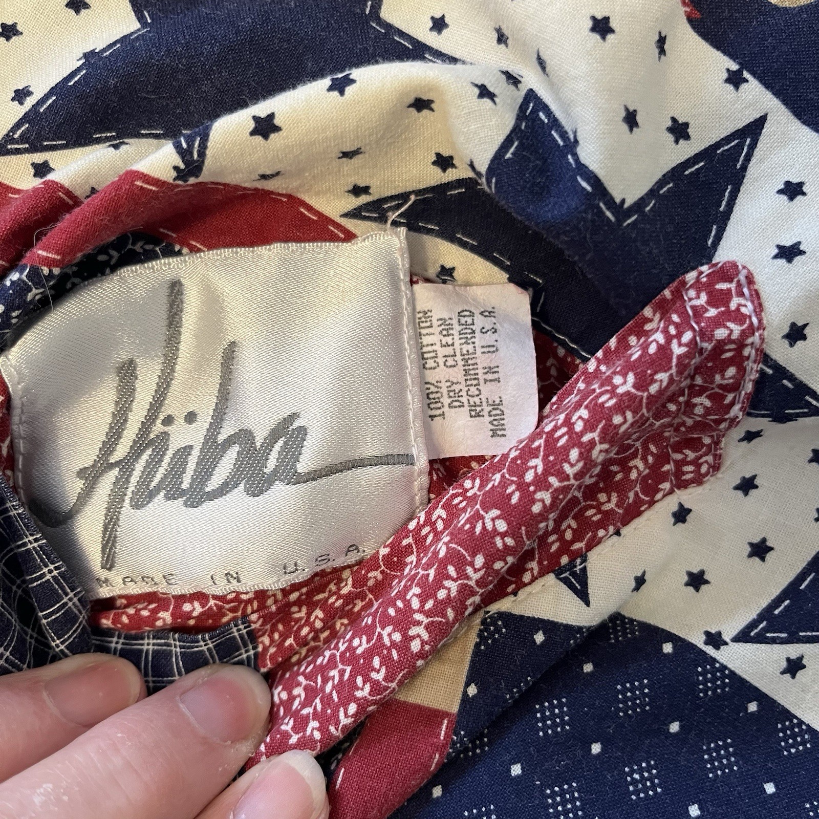 Women’s Vtg Patchwork Reversible M Jacket  Cottag… - image 7