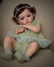 Reborn Baby Dolls 22 Girl Real Life Vinyl Silicone Handmade Newborn Doll Gift