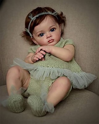 Reborn Baby Dolls 22 Girl Real Life Vinyl Silicone Handmade Newborn Doll Gift