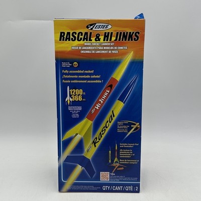 Estes Rascal & Hi Jinks Model Rocket Launch Set - #1499 - Ready To Fly - New