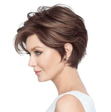 Raquel Welch Go To Style Versatile Flattering Short Shag Wig by Hairuwear, Aver