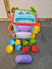 Fisher Price Musical Activity Cube Shape Sorter Toy Play & Learn