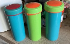 Tupperware 3x Schlumpf Behälter mit Schraubdeckel 400 ml -