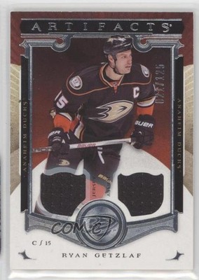 2015-16 Upper Deck Artifacts Stars Materials 21/125 Ryan Getzlaf #108 0k0