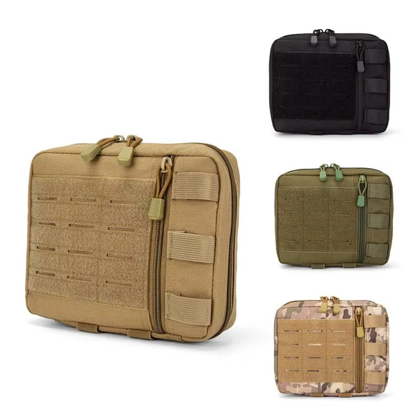 Bolsa de administración táctica MOLLE EDC organizadora bolsa de herramientas utilitaria corte láser paquete modular