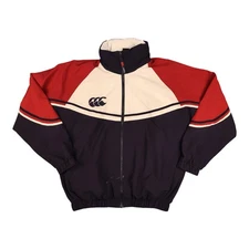 vtg Canterbury New Zealand Jacket men LARGE Blue Rugby long sleeve Size L