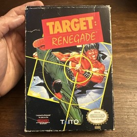Target Renegade (Nintendo NES) W Original Receipt & Reg - Tested - Authentic