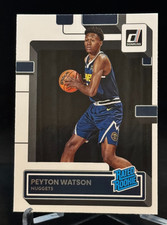 2022-23 Panini Donruss Rated Rookie #230 Peyton Watson Denver Nuggets