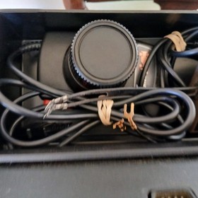 ATARI 2600 WOODGRAIN 6S CONSOLE W/CONTROLLERS,GAMES,ORGANIZER UNTESTED PARTS 