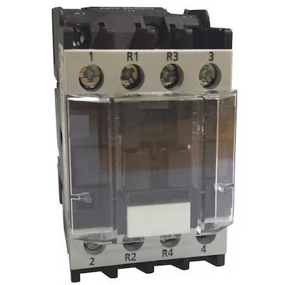 Dayton 6Eay0 Iec Magnetic Contactor, No Auxiliary Contacts, 120V Ac, 4 P,