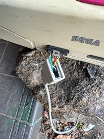 SEGA Sega Saturn Body with Included Controller Junk Parts