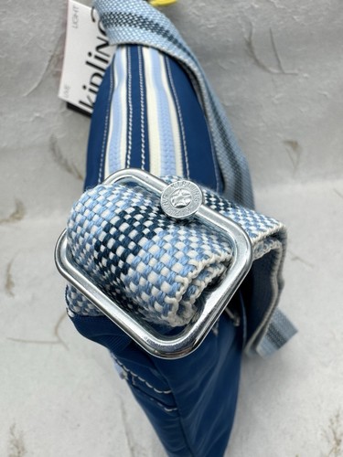 *RAR* Kipling ANNABELLE Crossbody Strap Xbody Bag Handtasche blau mit Affe Beachy - Bild 7 von 24