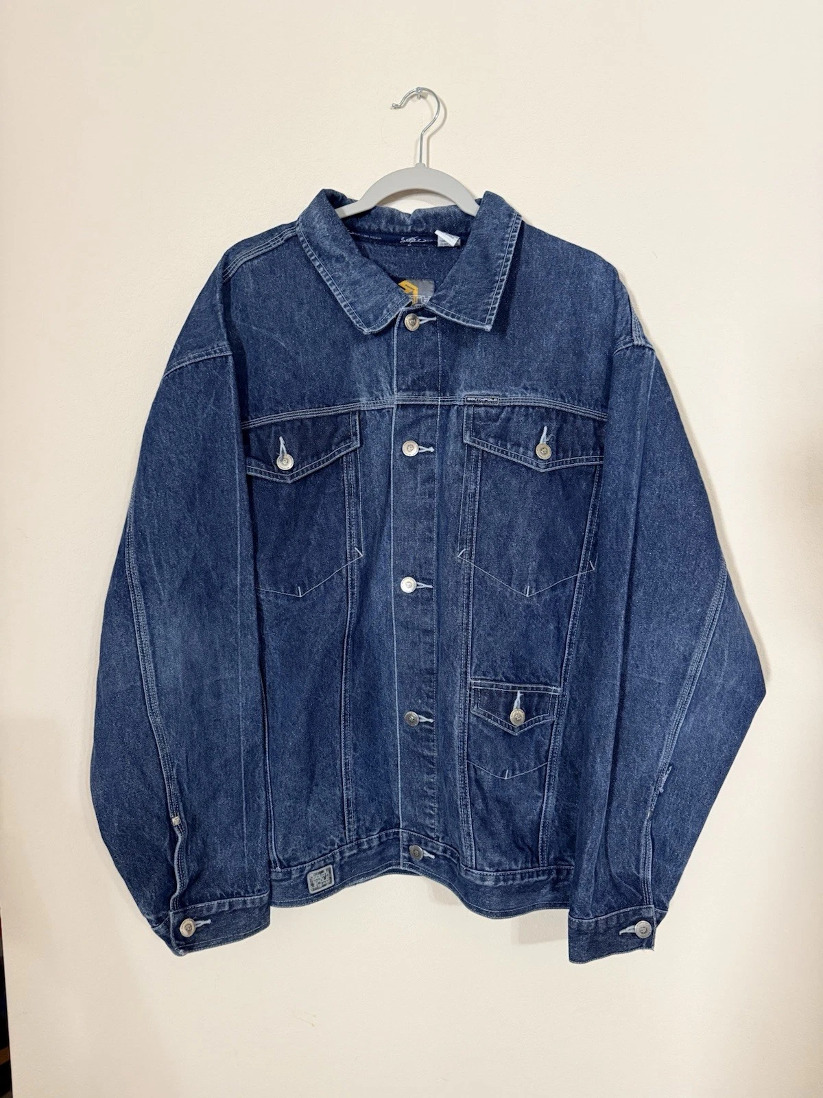 Southpole y2k Authentic Denim Jacket Glittered Size XL