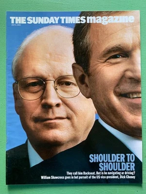 SUNDAY TIMES 6-July-2003 DICK CHENEY Mary Steenburgen Gary Sargeant Zane Lowe UK - Image 1 of 2