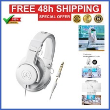 Audio-Technica ATH-M20x Studio Monitor Headphones - White