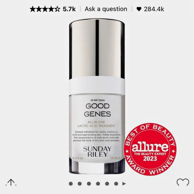 Sunday Riley Good Genes All-In-One Lactic Acid Face Treatment Cream 0.5 fl oz