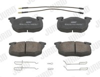 Jurid 571332J Bremsbelagsatz, Scheibenbremse FüR CitroËN Peugeot Renault