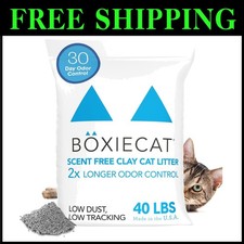 Boxie 30-Day Odor Control Clumping Cat Litter 40 lb