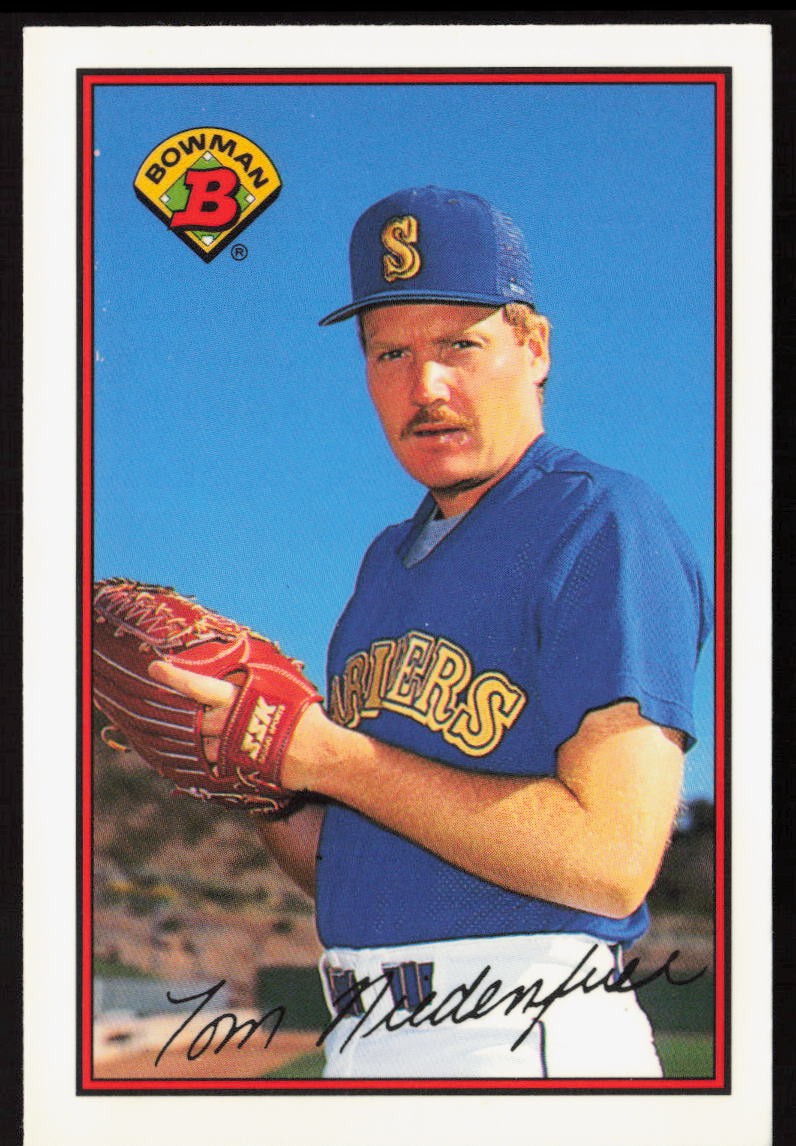 Tom Niedenfuer 1989 Bowman Collector's Edition (Tiffany) #204 - Seattle Mariners